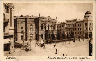 Debrecen, Kossuth Lajos utca, Városi színház