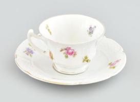 4 db Rosenthal mokkás csésze, aljjal. Jelzett, minimális kopással