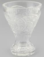 Kerek cseh kristály váza. Hibátlan 22 cm