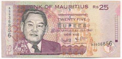 Mauritius 2003. 25R T:F folt Mauritius 2003. 25 Rupees C:F spot Krause P#49b