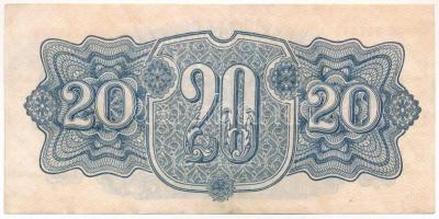 Csehszlovákia 1944. 20K T:VF kis folt
Czechoslovakia 1944. 20 Korun C:VF small spot
Krause P#47
