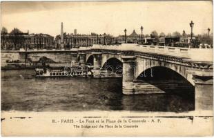 Paris, Le Pont et la Place de la Concorde / the bridge (EK)