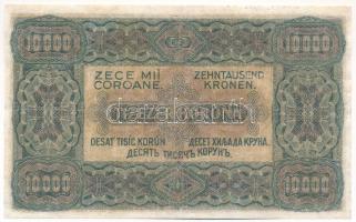 1923. 10.000K nyomdahely jelölés nélkül, "C 244 033094" T:F,VG restaurált
Adamo K42/2