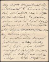 cca 1917-1960 2 db levél: cca 1960 Sárdy Brutus (1892-1970) restaurátornak küldött levél, amelyben P...