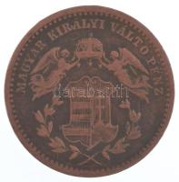 1868KB 1kr Cu "Angyalos címer" T:VF kis ph
Adamo M4.1