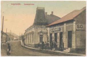1915 Salgótarján, Karancsai utca, Klein L. Márkusz só nagyraktár és üzlete (EB)