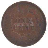 Amerikai Egyesült Államok 1893. 1c bronz "Indián fej" T:F patina, kis ph USA 1893. 1 Cent bronze "Indian head" C:F patina, small edge error Krause KM#90a