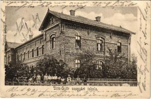 1902 Diósgyőr-Vasgyár, iskola. Gedeon András kiadása (EB)