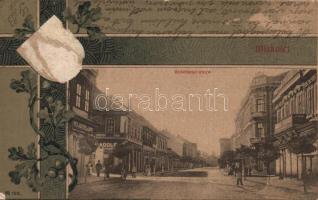 Miskolc Széchenyi utca, floral (Rb)