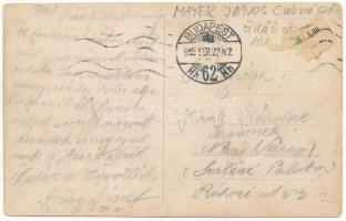 1916 Budapest IX. Mayer János cukrászda, Erd. Zene Conservatorium. Üllői út 101, photo (EK)