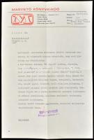 1981 Nyáry Pál: Egyszer volt ... Verses regék és népi hagyományok c. verseskötetének gépelt kézirata...