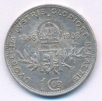 Ausztria 1908. 1K Ag "Ferenc József - Jubileum" T:XF
Austria 1908. 1 Corona Ag "Fran...
