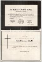 cca 1940-70 Sárdy Brutus (1892-1970) restaurátor, festőművésznek vagy a család más tagjának küldött ...