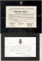 cca 1940-70 Sárdy Brutus (1892-1970) restaurátor, festőművésznek vagy a család más tagjának küldött ...