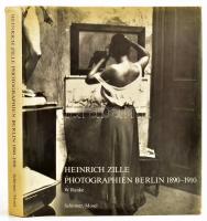 Winfried Ranke - Heinrich Zille: Photographien Berlin 1890-1910. München, 1975, Schirmer/Mosel. Gazdag fekete-fehér képanyaggal illusztrálva. Német nyelven. Kiadói kartonált papírkötés, kissé sérült kiadói papír védőborítóban, ajándékozási bejegyzéssel.