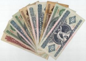 10db vegyes forint bankjegy T:F