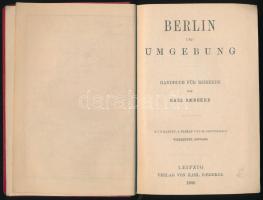 Karl Baedeker: Berlin und Umgebung. Handbuch für Reisende von - -. Leipzig, 1906, Karl Baedeker, X+2...