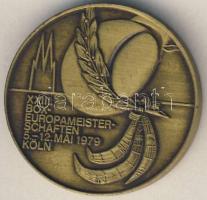 NSZK 1979. "Box EB-Köln" Br emlékérem T:2