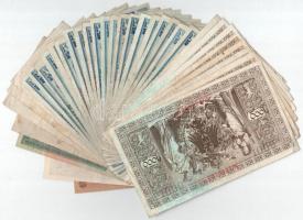 Német Birodalom / Németország / Weimari Köztársaság 1908-1929. 36db vegyes bankjegy T:F
German Empi...