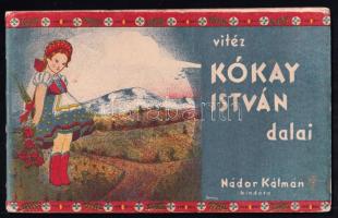 1922-1931 3 db kotta: Balázs Árpád második nótáskönyve; - - harmadik nótáskönyve; vitéz Kókay István dalai. Vegyes állapotban.