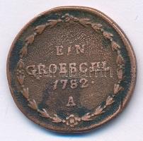 Csehország / Történelmi tartomány 1782A 1gr Cu, Bécs T:F ü.
Bohemia 1782A 1 Gröschl Cu, Vienna C:F ...