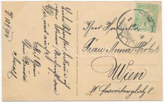 1914 Vulkán, Zsivadejvulkán, Vulcan; Salgótarjáni kőszénbánya rt. kórháza. Kapható Ferenczy Emilnél ...