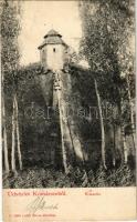 1902 Komárom, Komárno; Kőszűz a várban. Czike Dénes kiadása / Steinerner Jungfrau / castle, monument (EK)