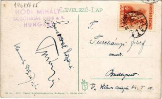 1939 Komárom, Komárno; Kőszűz a várban. Vasúti levelezőlapárusítás 44. sz. 1917. / castle, monument ...