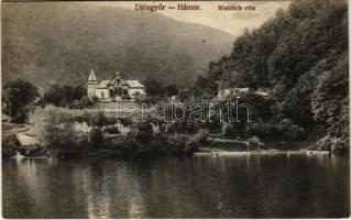 1914 Lillafüred (Miskolc), Diósgyőr-Hámor, Weidlich villa. Divald Károly fia 10-1913. (fa)