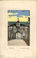 1910 Komárom, Komárno; Új (külső) várkapu / castle gate (EK)