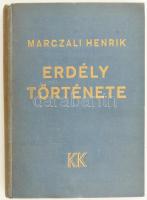 Marczali Henrik: Erdély története. Bp., 1935, Káldor, 288 p. Kiadói aranyozott egészvászon-kötés, fakó gerincel.