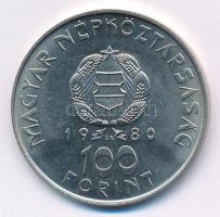 1980. 100Ft Ni "Szovjet-magyar közös űrrepülés" T:AU Adamo EM61