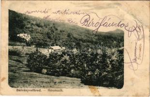 1912 Bálványosfürdő, Bálványosfüred, Baile Bálványos (Torja, Turia); Háromszék, nyaralók / villas (EB)