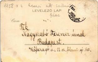 1900 Pozsony, Pressburg, Bratislava; vár / castle. Kunstanstalt Kosmos litho s: Geiger R. (Rb)