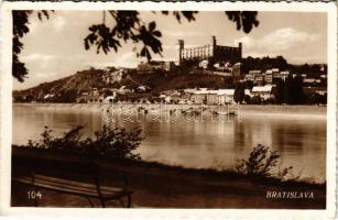 1937 Pozsony, Pressburg, Bratislava; vár / castle (EK)