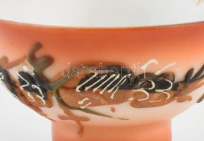 Japán szakés csésze, kis kopással, d: 5,2 cm