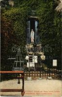 1914 Pozsony, Pressburg, Bratislava; Mélyúti Szent Mária Lourdes-i barlang / Maria-Lourdes-Grotte / Lourdes grotto (EK)