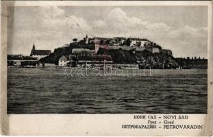 1941 Újvidék, Novi Sad; Pétervárad vár / Grad Petrovaradin / Festung Peterwardein / castle + 1941 Újvidék visszatért So. Stpl. (fl)