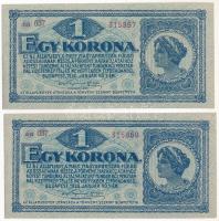 1920. 1K (2x) közeli sorszámok T:AU Adamo K4