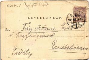 1900 Arad, Szabadság tér, Vértanú szobor, Fiume kávéház, Färber Lajos és Társa, Vasóczy és Nadler üz...