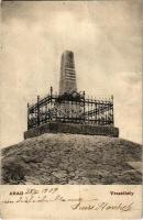 1909 Arad, Vesztőhely. Pichler Sándor kiadása / monument (fa)