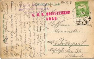 1916 Arad, Vesztőhely. Kerpel Izsó kiadása / monument (r)