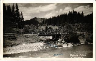 1942 Palotailva, Palota-Ilva, Lunca Bradului; erdészlak, híd / forestry house, bridge. photo