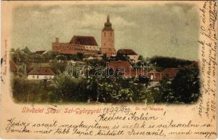 1899 (Vorläufer) Sepsiszentgyörgy, Sfantu Gheorghe; Református templom. Benkő kiadása / Calvinist church