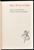 Egry József arcképe. Egry József írásai. Írások Egry Józsefről. Vál. és szerk.: Fodor András. A képe...