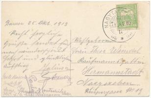 1913 Magura (Bucsecs, Bucegi); fűrésztelep / sawmill