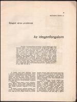 A Dél c. folyóirat induló száma (I. évf. 1. sz.). Szerk.: dr. Magyarka Ferenc. Szeged, é.n., "Á...