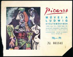 1993 Picasso művei a Ludwig gyűjteményben, Ludwig Múzeum Budapest - Magyar Nemzeti Galéria, kiállítá...