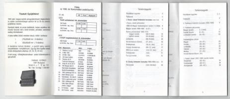 Vegyes numizmatikai irodalom tétel: Numizmatikai zsebkönyv Magyarország 1926-1997., II. 1848-1922., ...