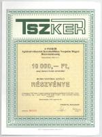 Balatonalmádi 1990. "A TSZKER Agrárszövetkezetek Kereskedőháza Veszprém Megyei Részvénytársaság...
